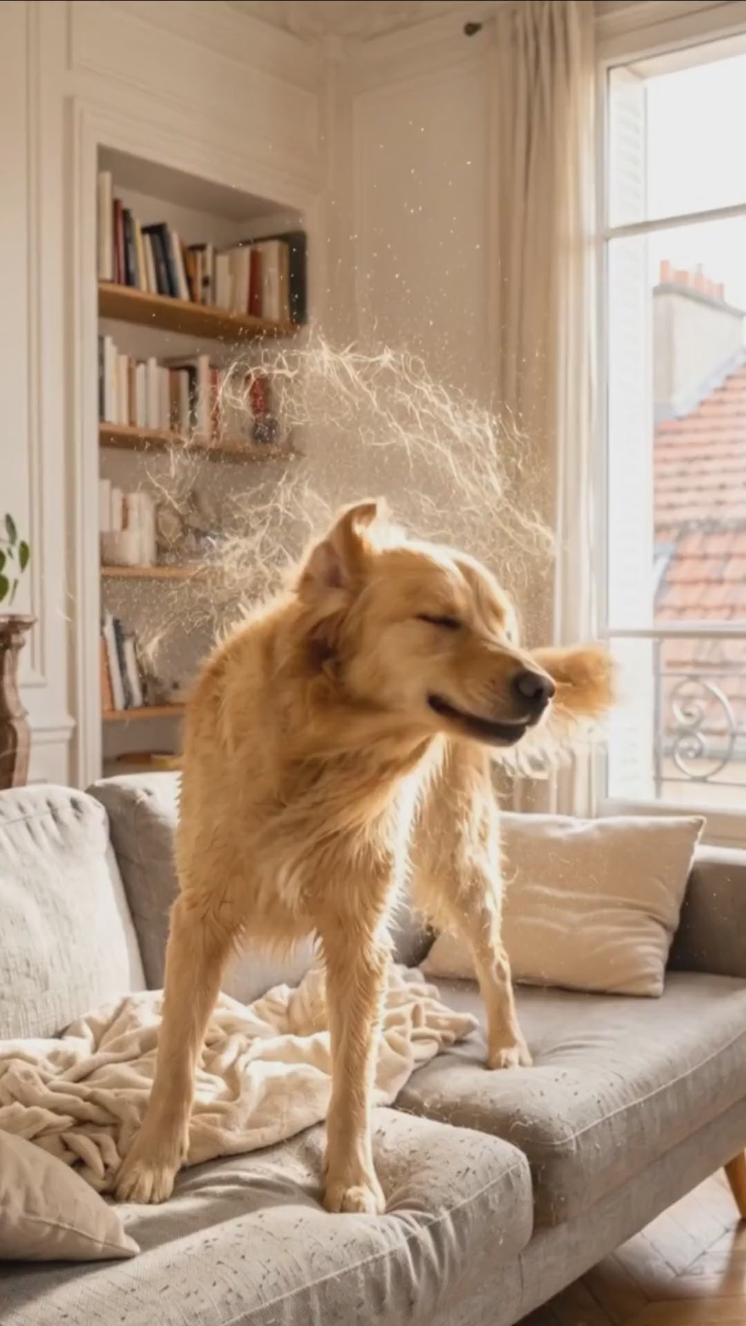 Brosse Anti-Poils Réutilisable pour Chiens et Chats